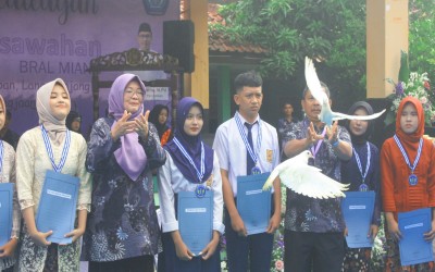 Tasyakur Kelas IX SMP Negeri 1 Pasawahan Tahun Ajaran 2023/2024